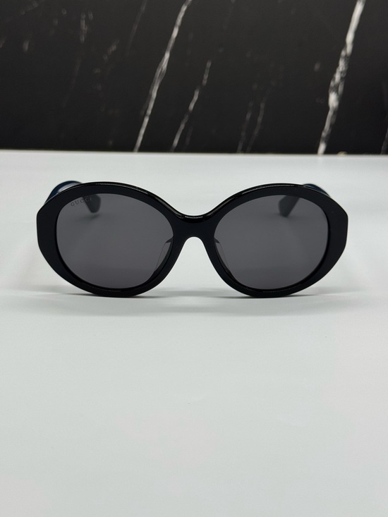 NEW GUCCI GG0279SA 001 WOMEN BLACK OVAL RED SUNGLASSES GUCCI GG0279S main image 5